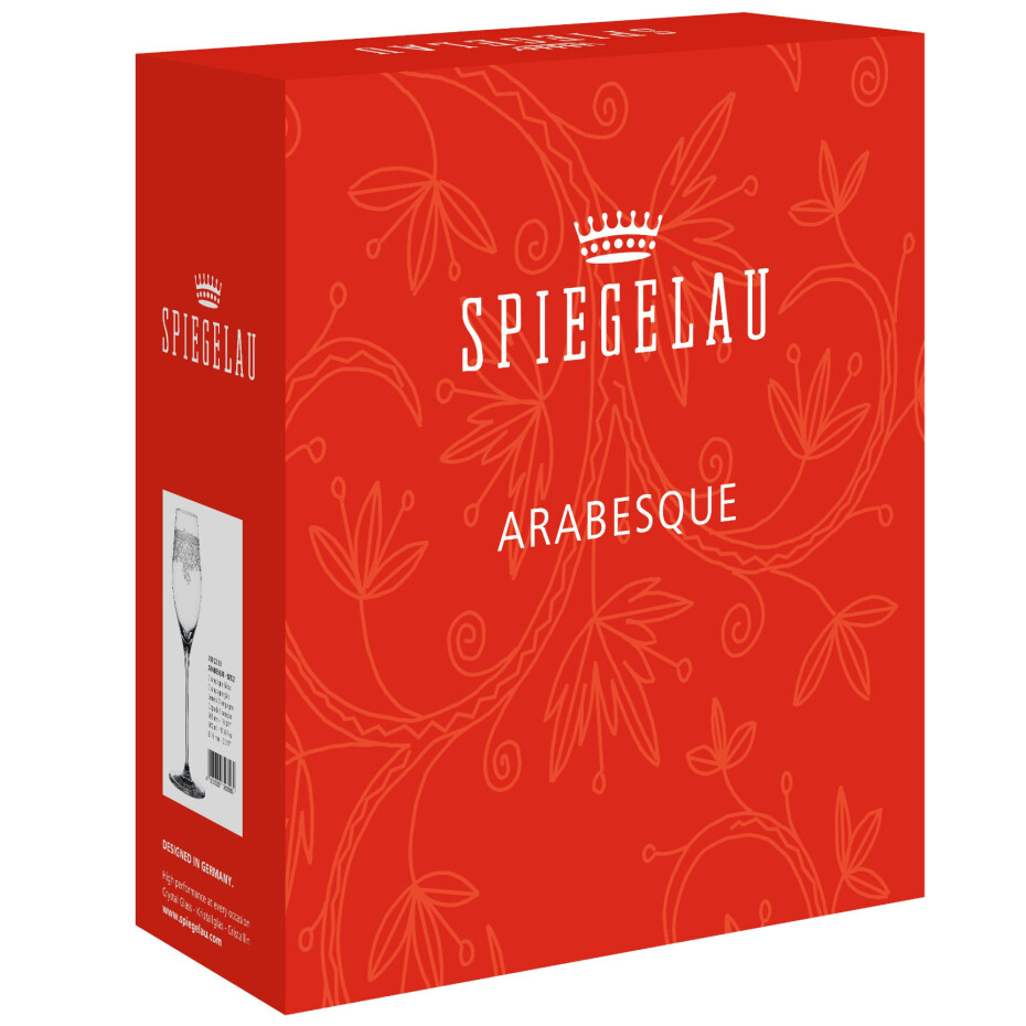 Sklenice na šampaňské ARABESQUE 300 ml, sada 2 ks, čirá, Spiegelau - main (5)