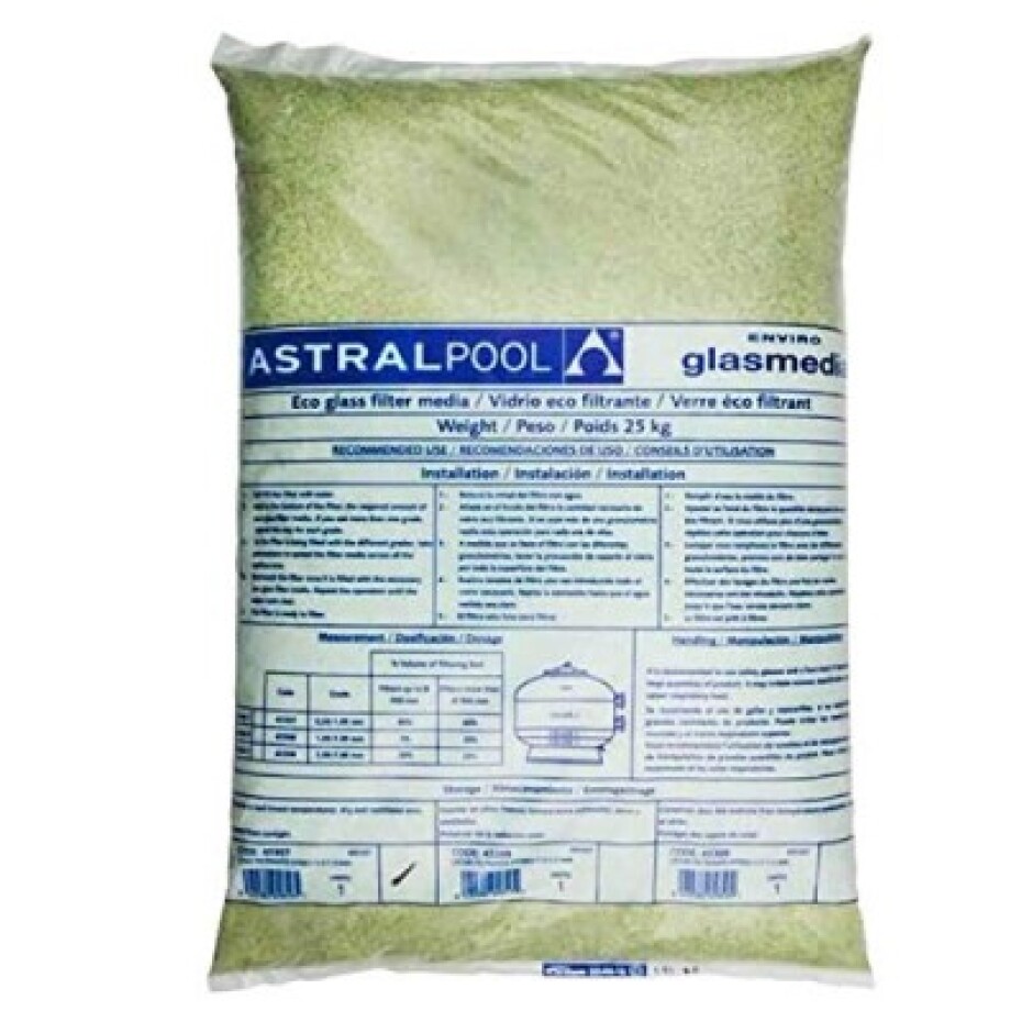AstralPool filtrační sklo 1,0 - 3,0 mm 25 kg - main (0)