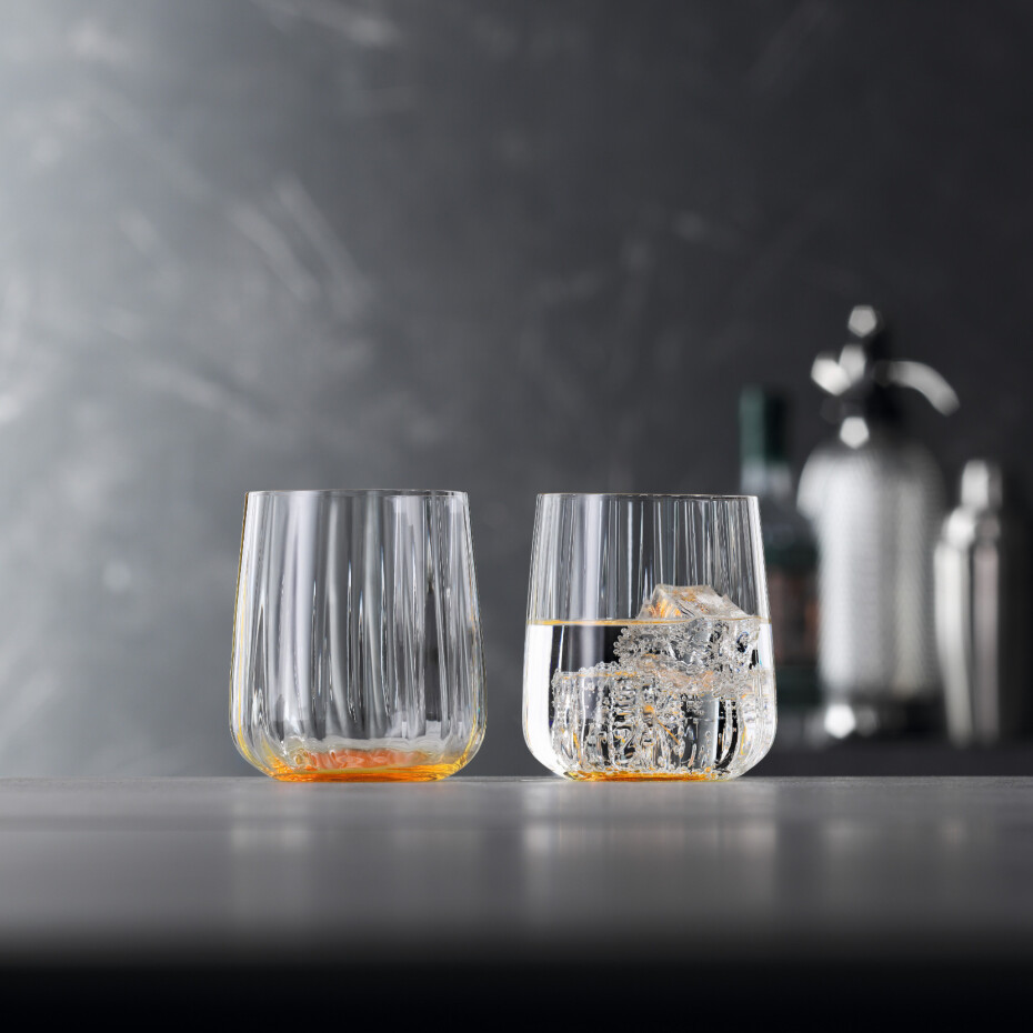 Sklenice na vodu LIFESTYLE 340 ml, sada 2 ks, oranžová, Spiegelau - main (1)