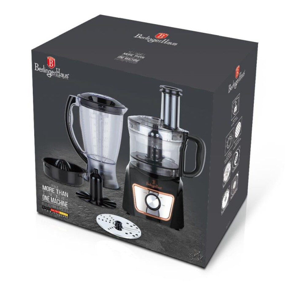 BERLINGERHAUS Kuchyňský robot multifunkční Black Rose Collection BH-9440 - main (6)