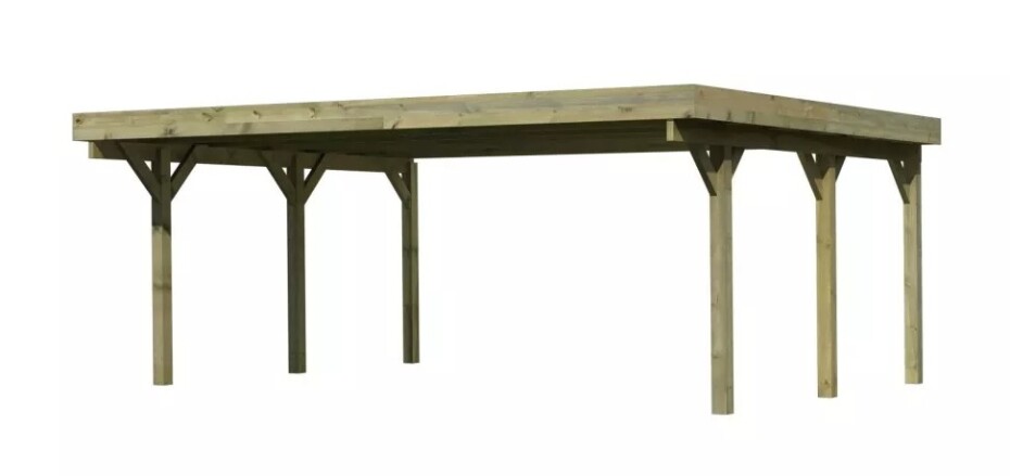Carport KARIBU CLASSIC 1A 61584 LG3307 - main (1)