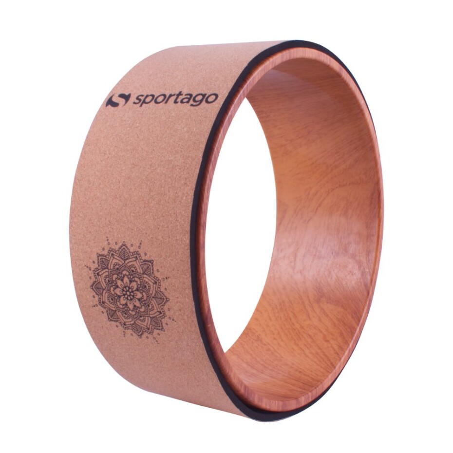 Sportago Yoga Cork Wheel - main (0)