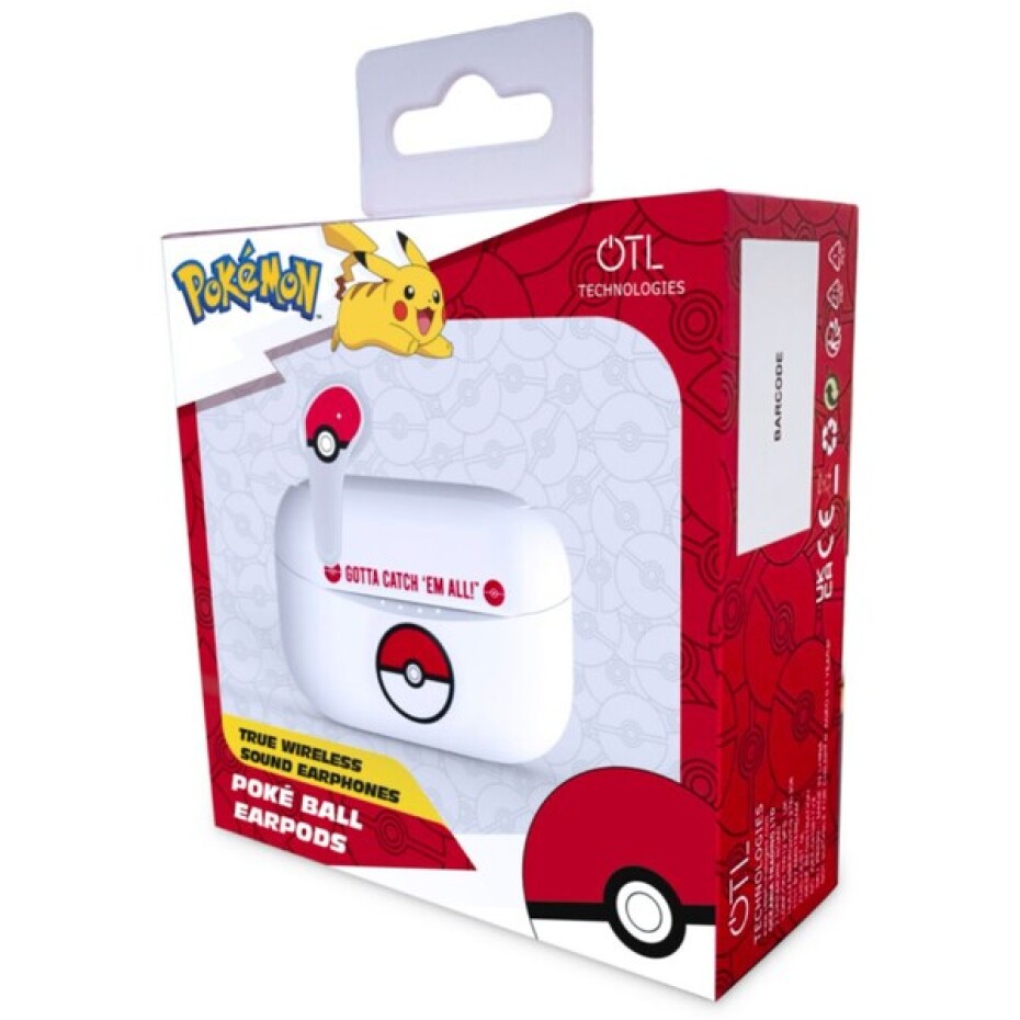 OTL bezdrátová sluchátka TWS s motivem Pokémon Pokeball - main (3)