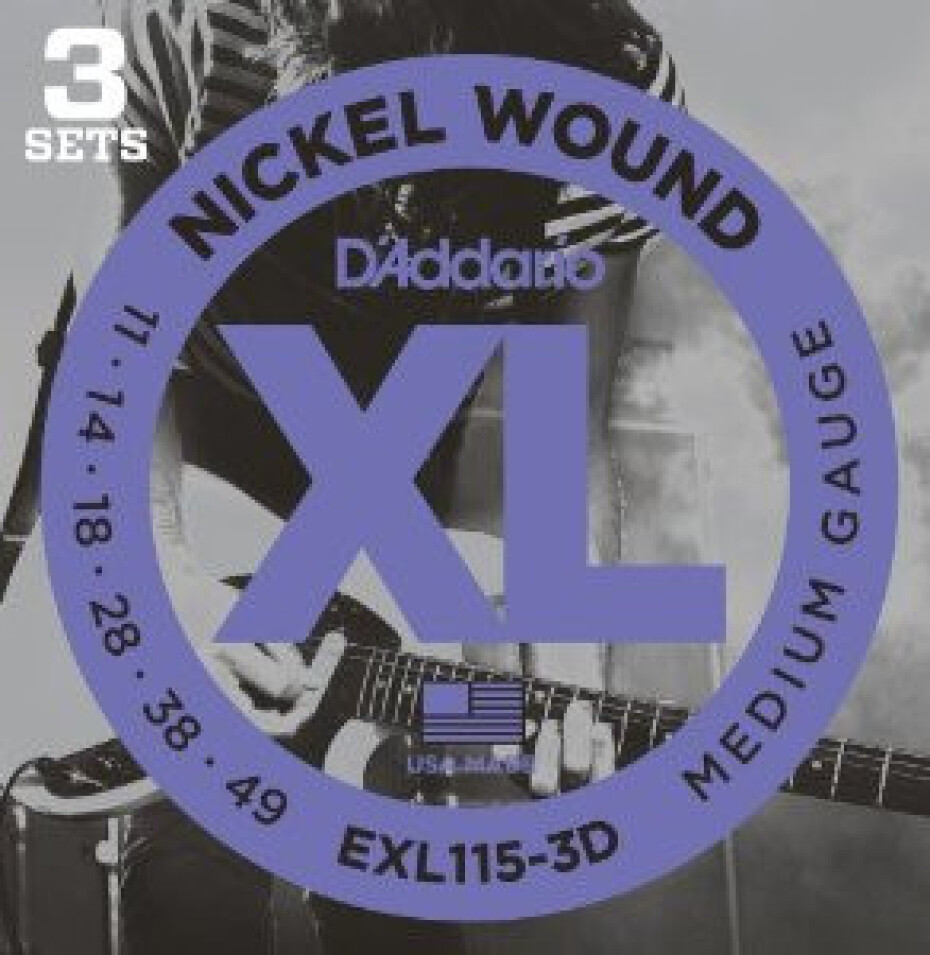 D'Addario EXL115-3D Blues/Jazz Rock - .011 - .049 - main (0)