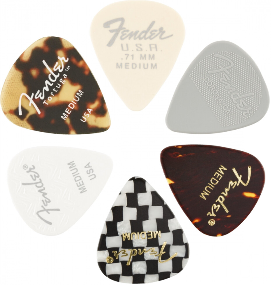 Fender 351 Shape  Material Medley  Medium - 3ks - main (0)