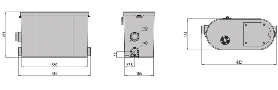 Kalový box PumpaLift C-2, 230V, 0,4kW - main (2)