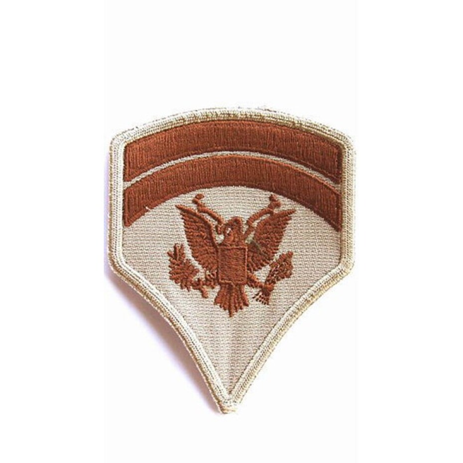 Nášivka: Hodnost US ARMY rukávová Specialist Sixth Class béžová | hnědá - main (0)