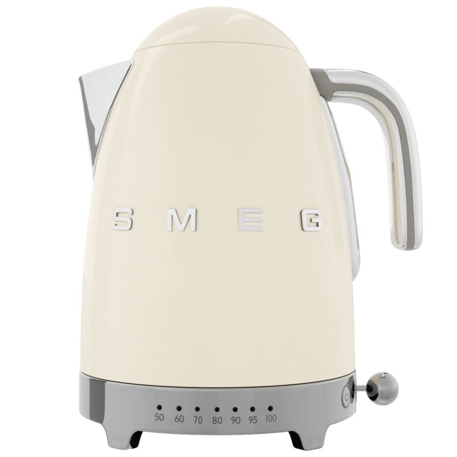 Rychlovarná konvice s regulací teploty KLF04CREU 1,7 l, krémová, SMEG - main (0)