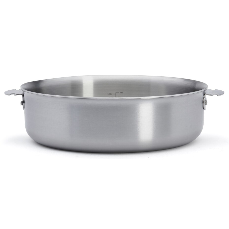 Pánev na soté ALCHIMY LOQY 28 cm, stříbrná, nerezová ocel, de Buyer - main (10)