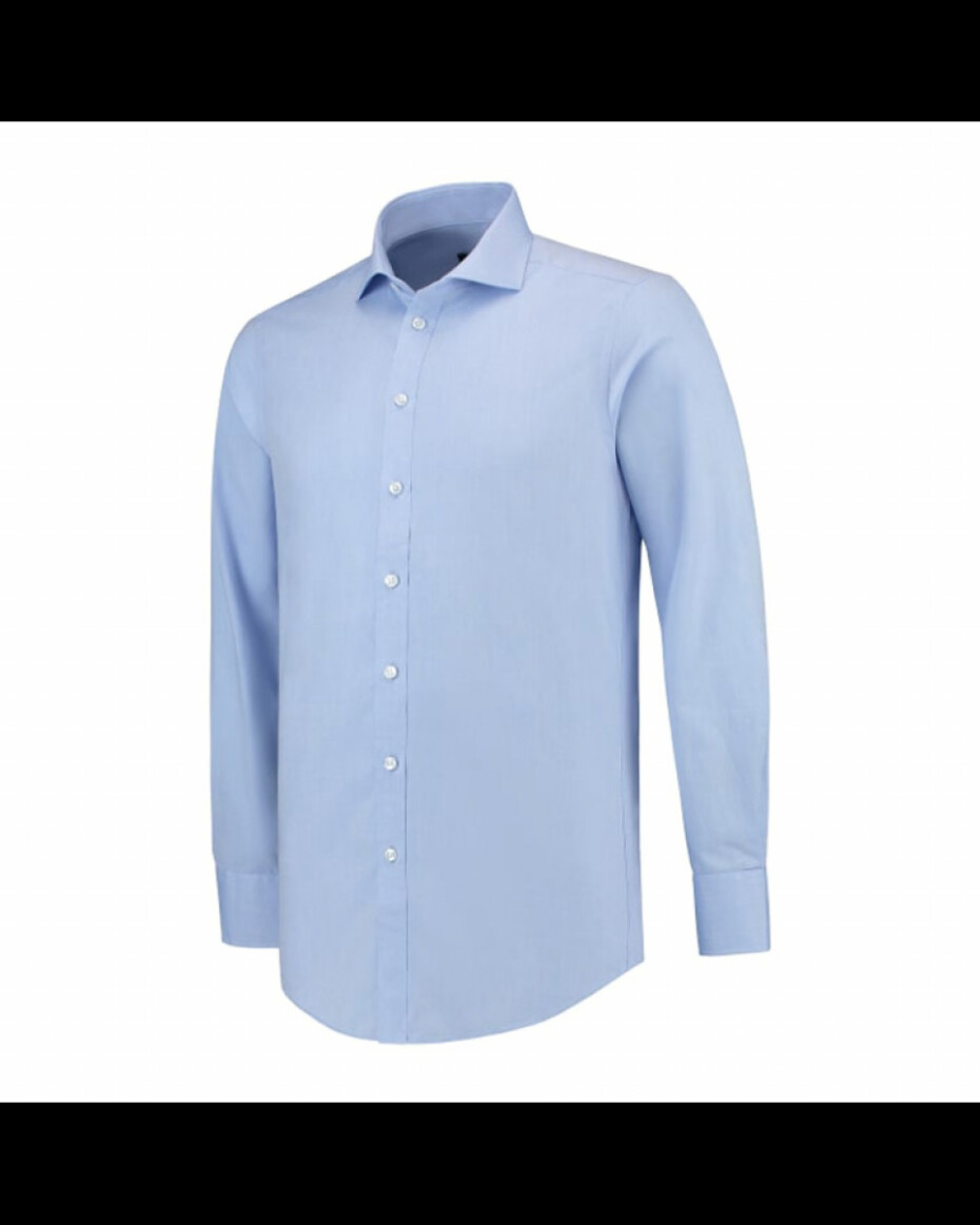 Pánská košile FITTED STRECH SHIRT T23 - modrá - main (0)