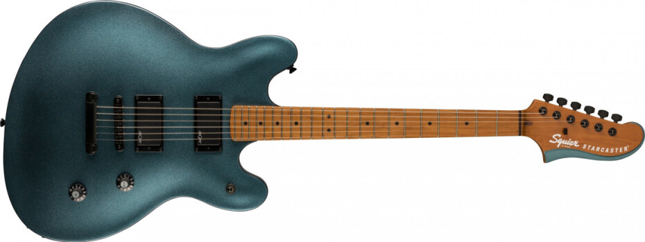 Fender Squier Contemporary Active Starcaster - Gunmetal Metallic - main (0)