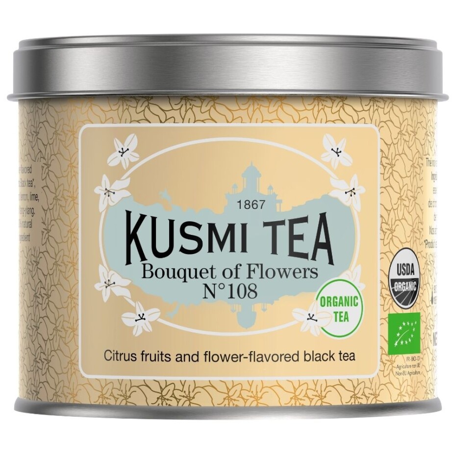 Černý čaj BOUQUET OF FLOWERS N°108, 100 g plechovka, Kusmi Tea - main (0)