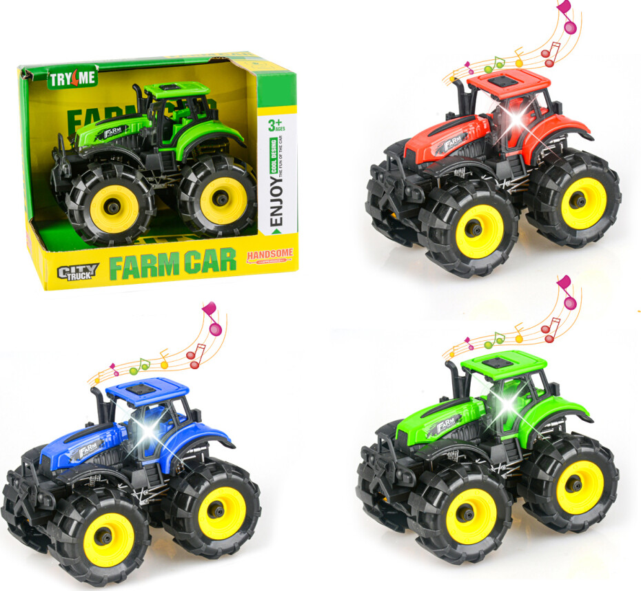 Wiky Vehicles Traktor na setrvačník s efekty 14 cm - main (0)