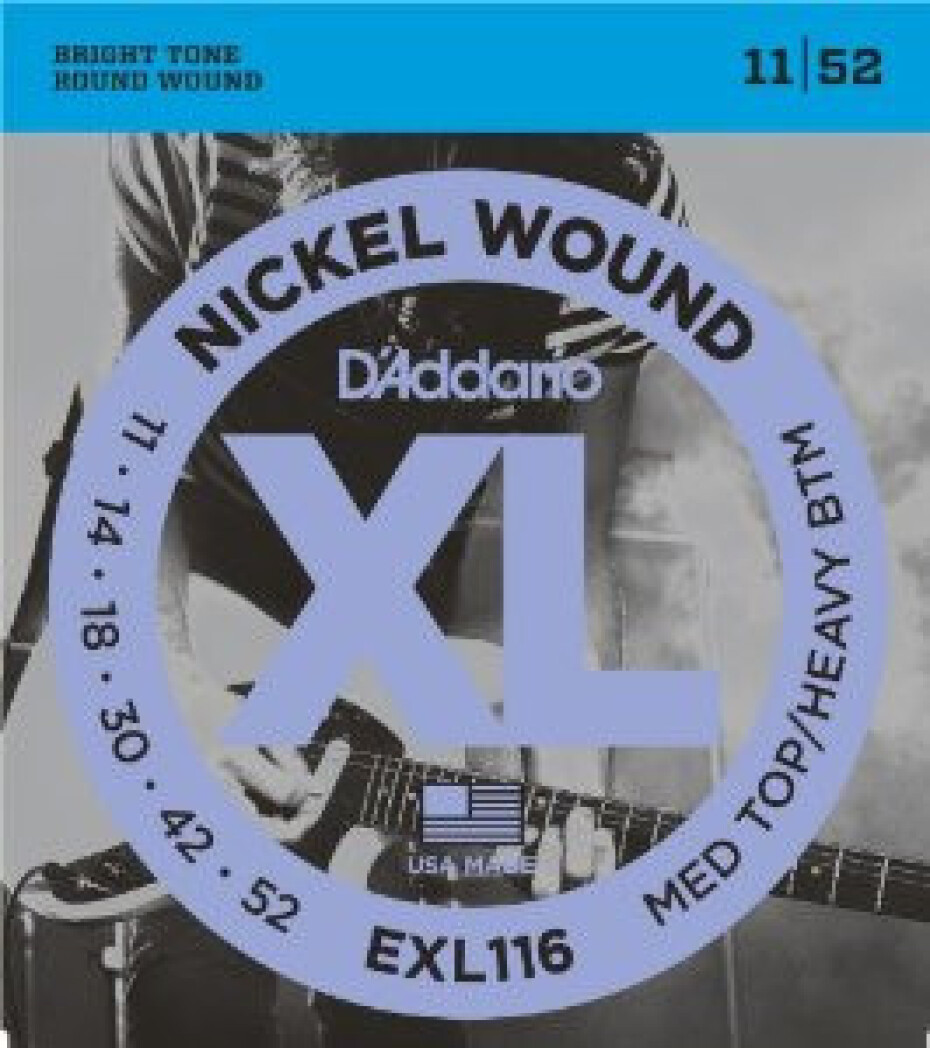 D'Addario EXL116 Medium Top/Heavy Bottom - .011 - .052 - main (0)