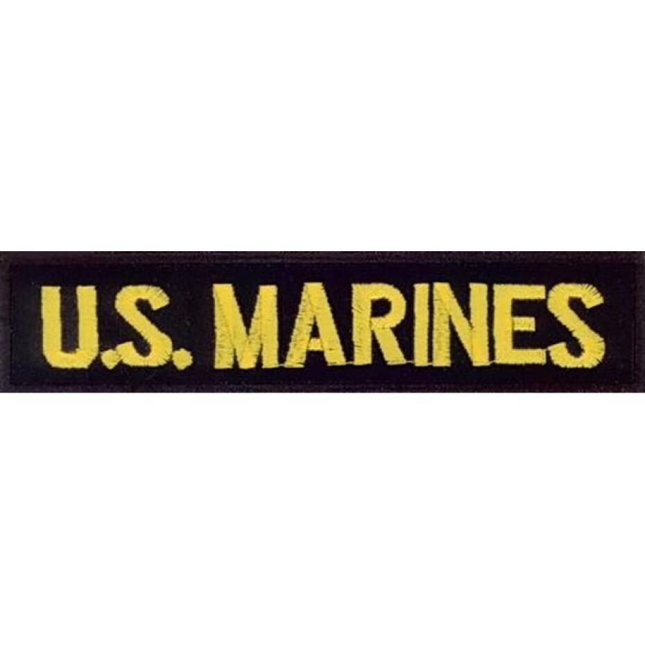 Nášivka: U.S. MARINES černá | žlutá - main (0)