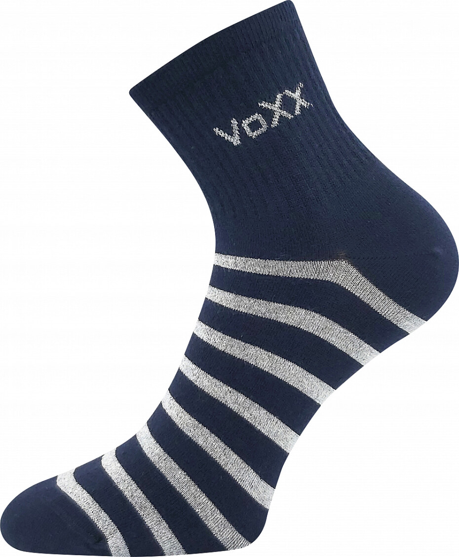 Dámské ponožky VoXX - Boxana, pruhy, tmavě modrá Barva: Modrá tmavě, Velikost: 35-38 - main (0)