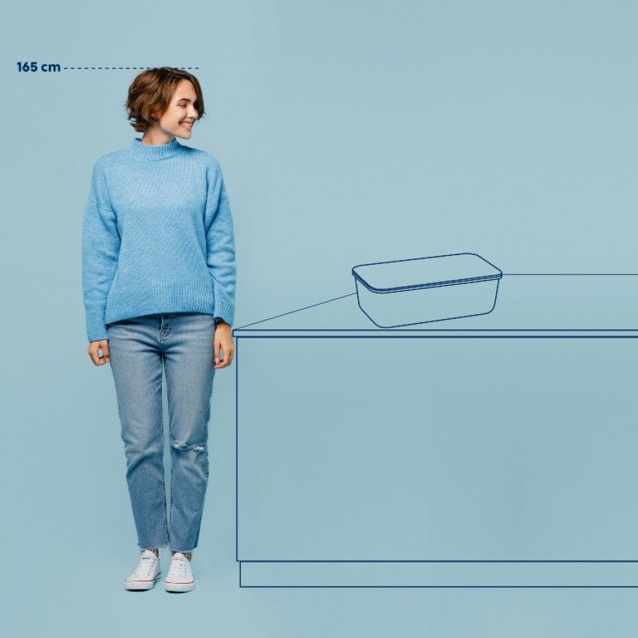 KELA Chlebník Apart plast / dřevo bílá  KL-12638 - main (3)