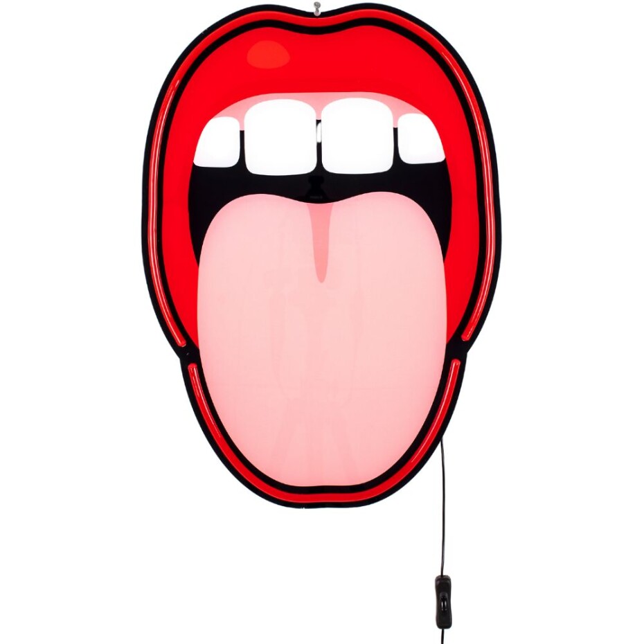 Nástěnné dekorační světlo JOB-BLOW TONGUE 58 cm, LED, Seletti - main (0)
