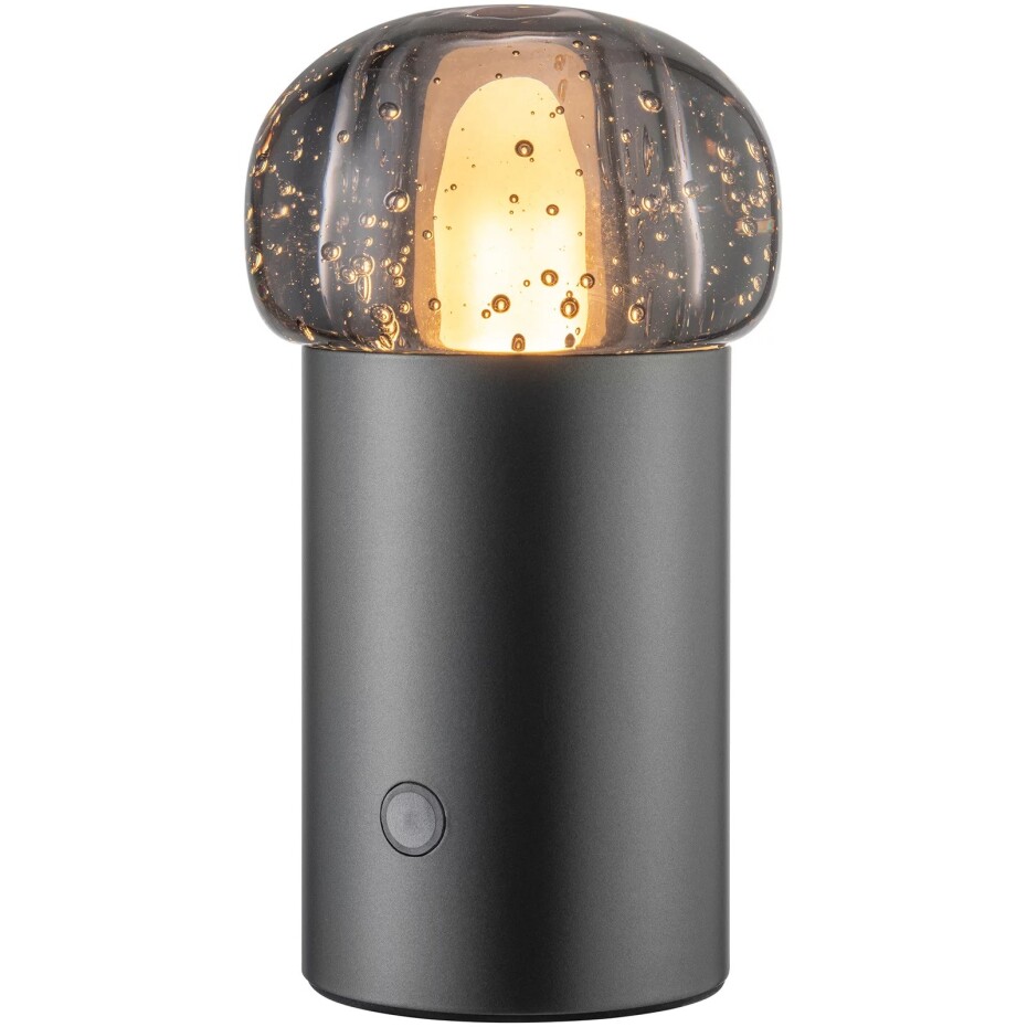 Přenosná stolní lampa IRIS 18 cm, LED, gunmetal, hliník, Blomus - main (15)