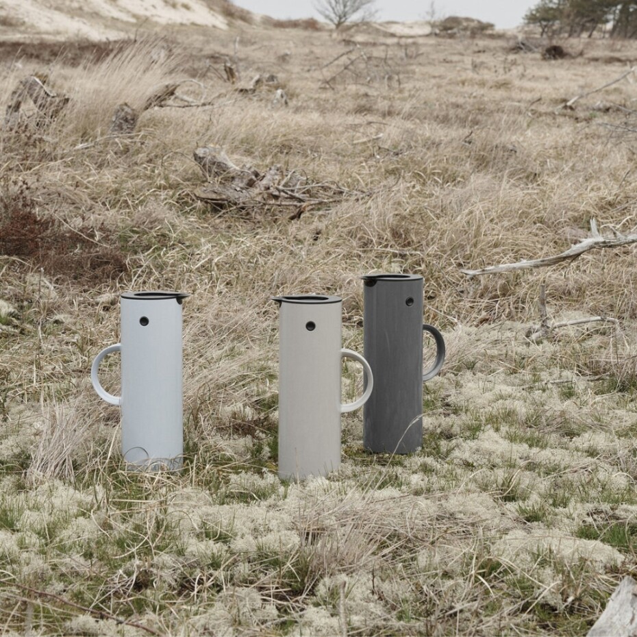 Vakuová termoska EM77 1 l, granitově šedá, Stelton - main (1)