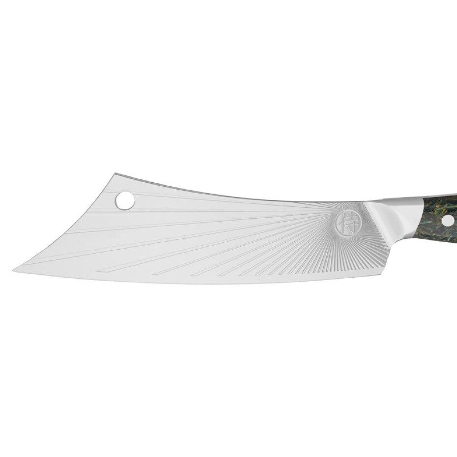 Kuchařský nůž BBQ MAX SANDVIK GREEN NORTHERN SUN 21 cm, zelená, Dellinger - main (1)