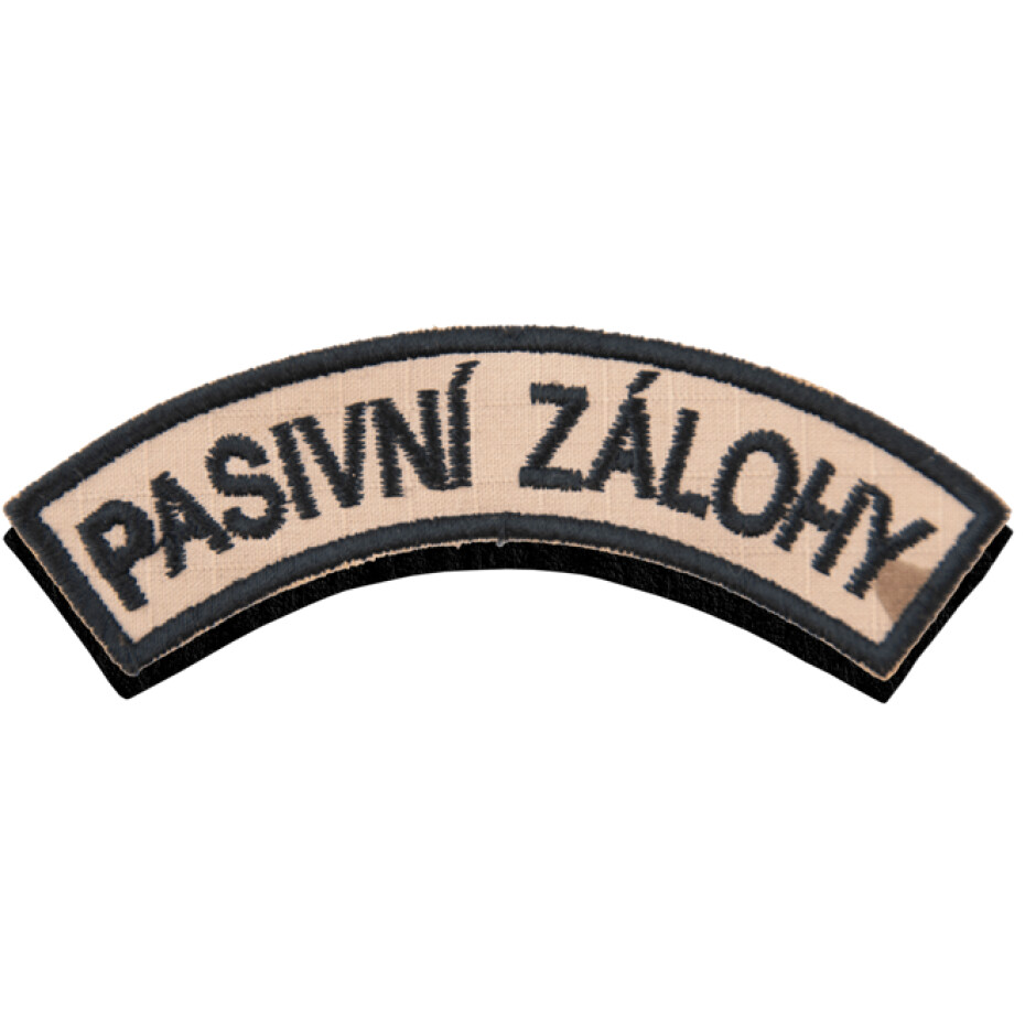 Nášivka: PASIVNÍ ZÁLOHY [ssz] vz. 95 béžový | černá - main (0)