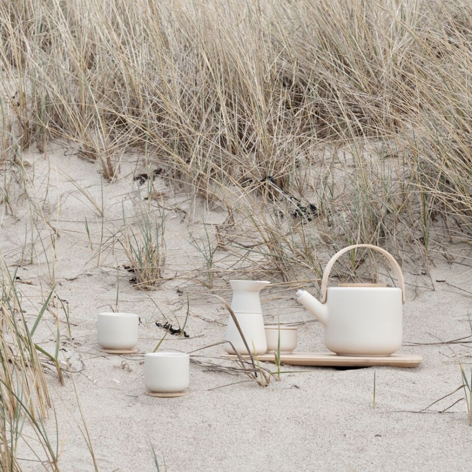 Konvička na mléko THEO 400 ml, písková, Stelton - main (2)