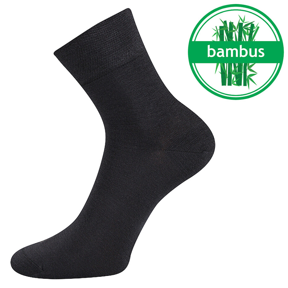 Bambusové ponožky Lonka - Demi, tmavě šedá Barva: Šedá, Velikost: 43-46 - main (1)