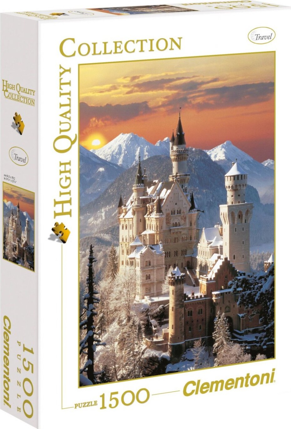 Clementoni Puzzle 1500 Zámek Neuschwansrtein - main (0)