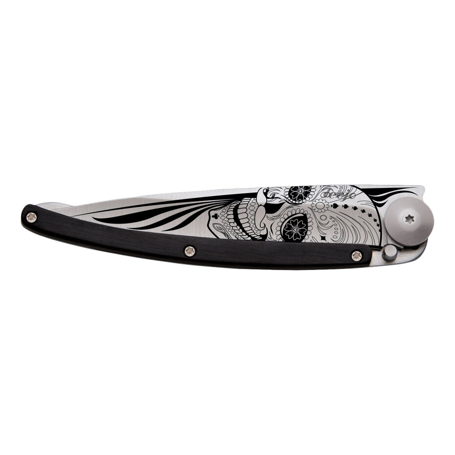 Kapesní nůž BIKER 37 g, granadilla Latino skull, deejo - main (1)