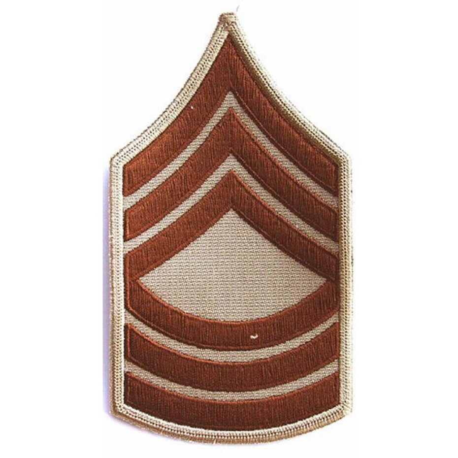 Nášivka: Hodnost US ARMY rukávová Master Sergeant béžová | hnědá - main (0)