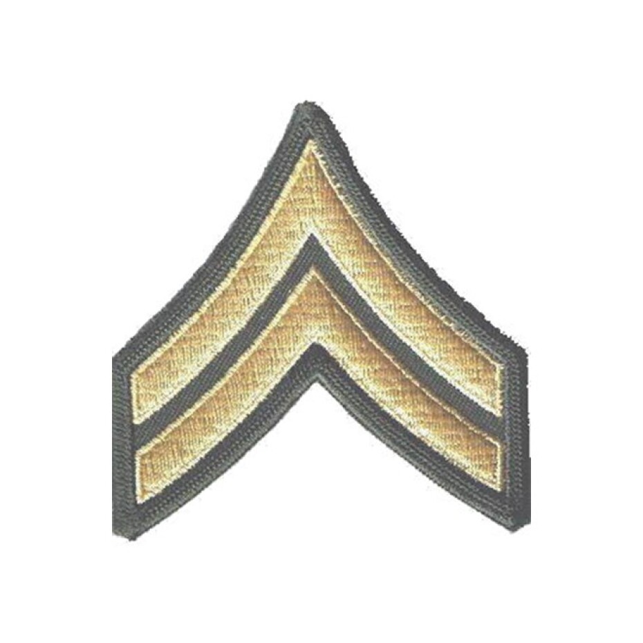 Nášivka: Hodnost US ARMY rukávová Corporal olivová | žlutá - main (0)