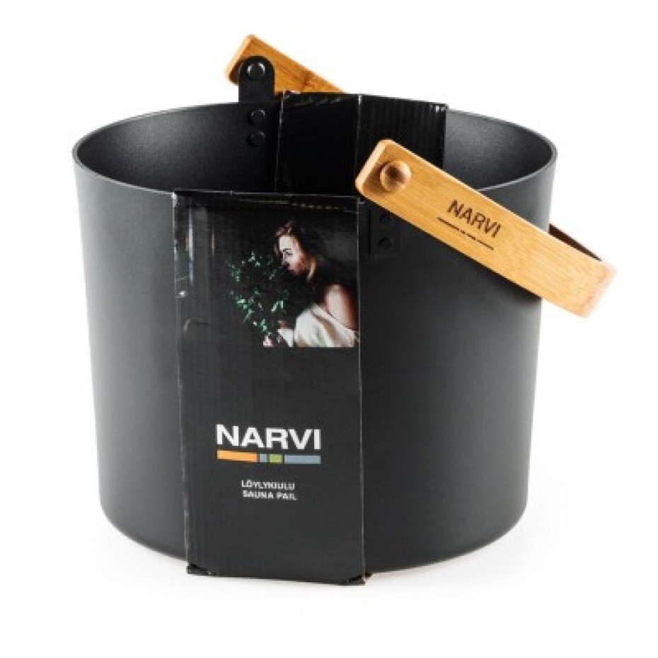 Narvi Black vědro hliníkové černé 6,5L - main (4)