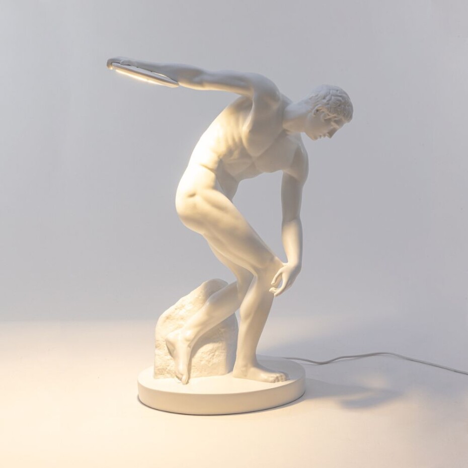 Stolní lampa DISCOBOLUX 51 cm, bílá, Seletti - main (1)
