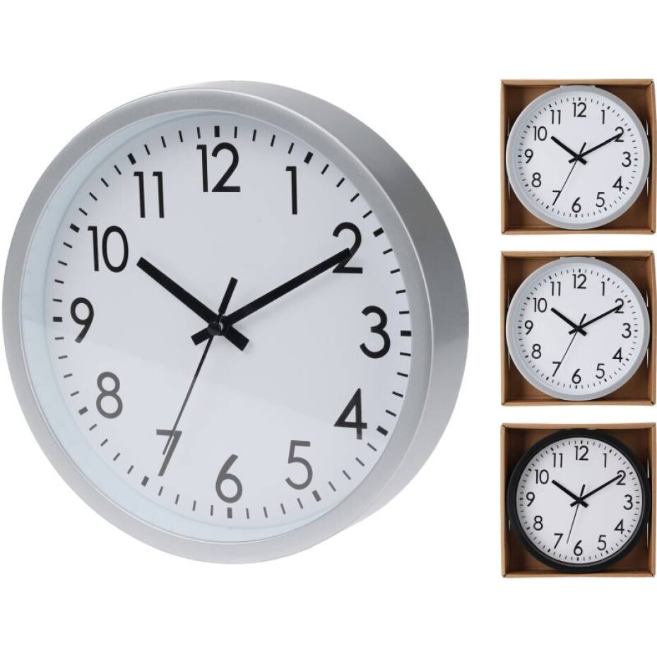 SEGNALE Nástěnné hodiny 20 cm černé KO-837000330cern - main (0)
