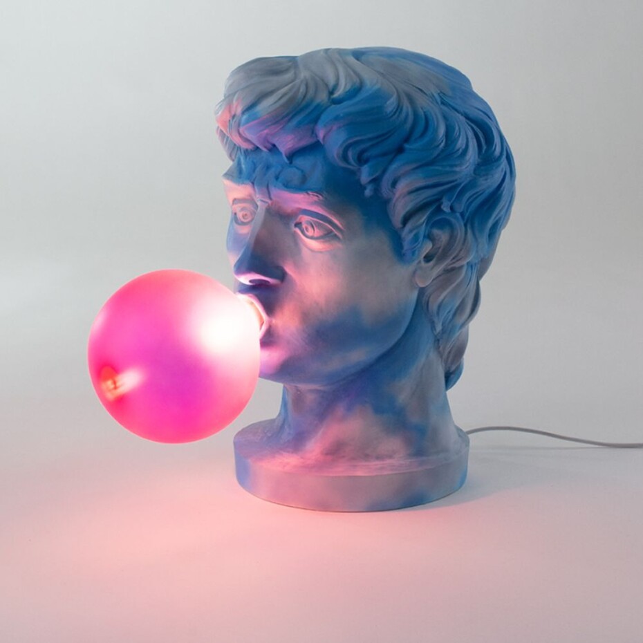 Stolní lampa WONDER CLOUD 40,5 cm, modrá, Seletti - main (4)