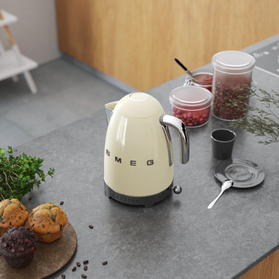 Rychlovarná konvice s regulací teploty KLF04CREU 1,7 l, krémová, SMEG - main (3)