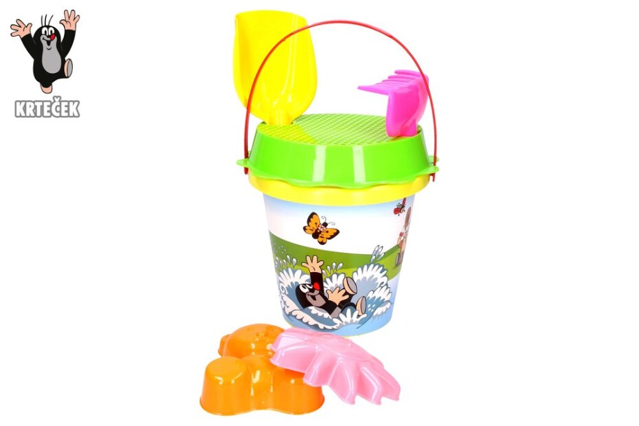 Písek sada Krtek 1,5 L žlutá, Wiky, W013250 - main (0)