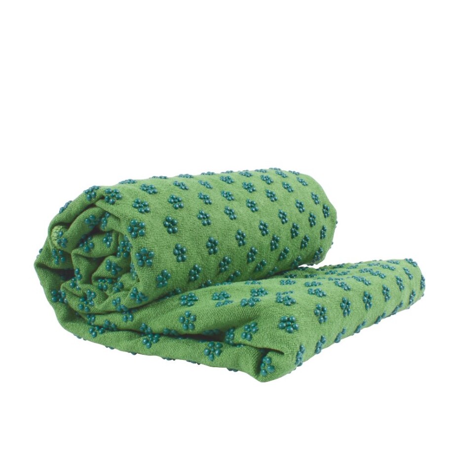 Yoga ručník Sportago anti-slip, zelený - main (3)