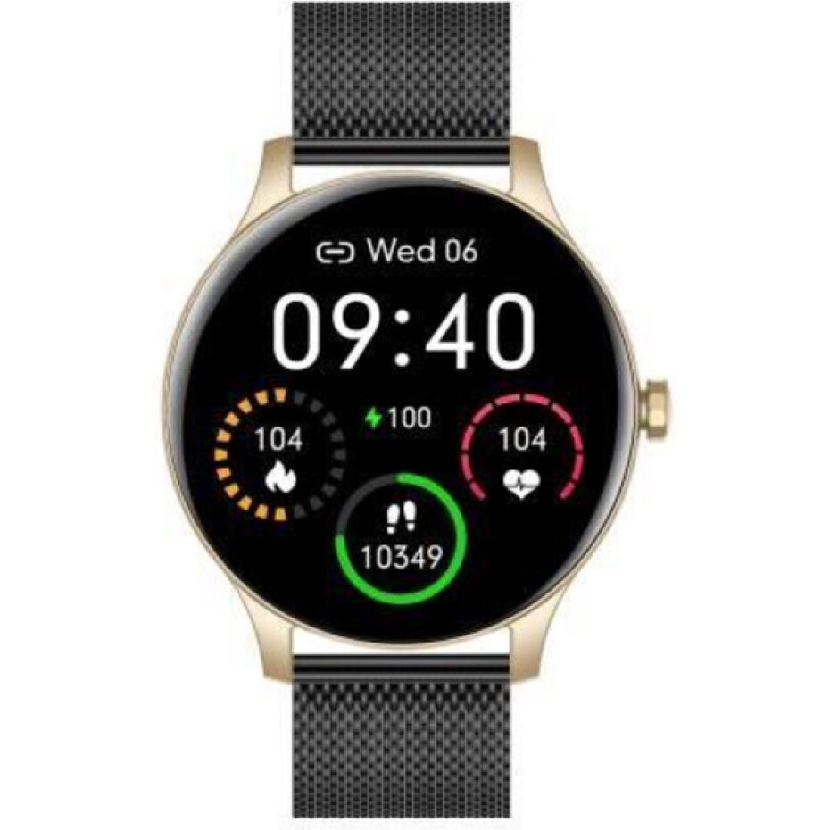 Garett Smartwatch Classy zlato-černá - main (0)
