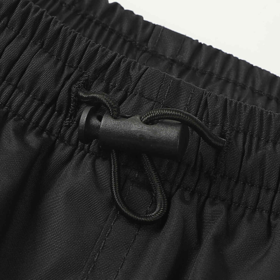 Chlapecké šusťákové kalhoty, zateplené - KUGO DK7126, černá/ zelený zip Barva: Černá, Velikost: 116 - main (7)