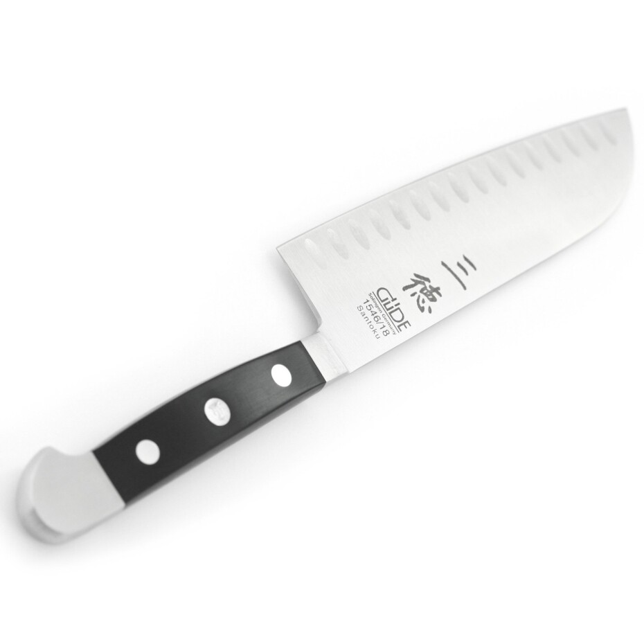 Güde Solingen Santoku nůž ALPHA POM 18 cm, černá, Güde - main (9)