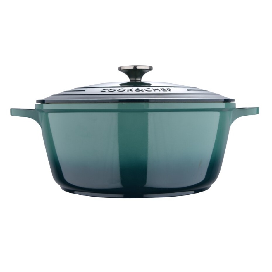 BERGNER Kastrol s keramickým povrchem a poklicí 28 cm Excalibur BG-36102-GR - main (3)