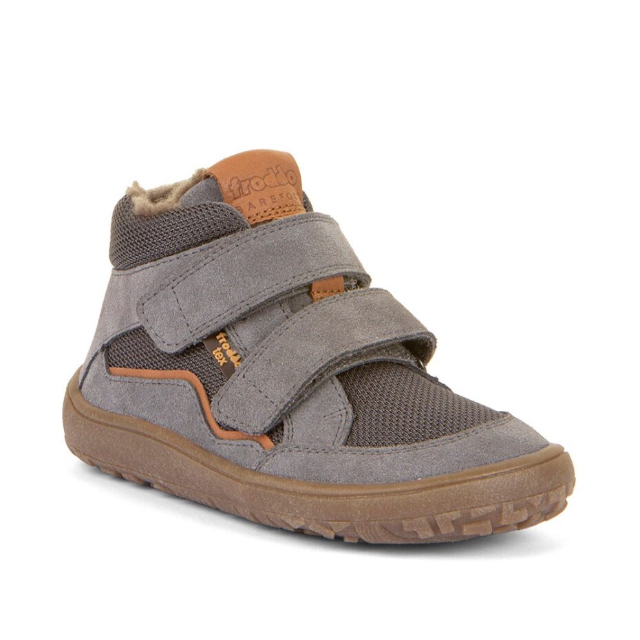 Dětské zimní barefoot boty TEX WOOL Gray, Froddo, G3110254-3W, šedá - 27 - main (0)