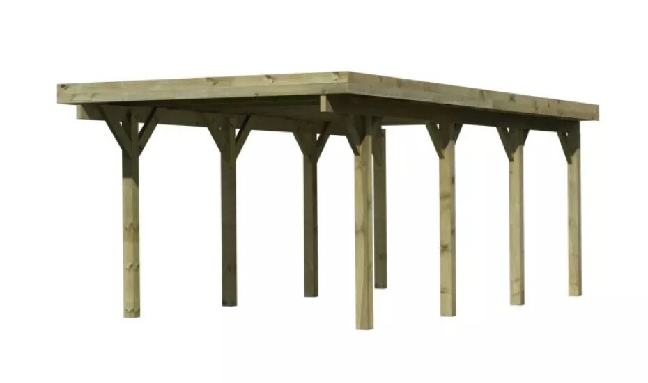 Carport KARIBU CLASSIC 2A 61952 LG3301 - main (1)