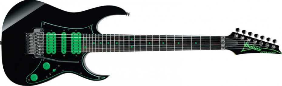 Ibanez UV70-P Steve Vai, Rosewood Fingerboard - Black - main (0)