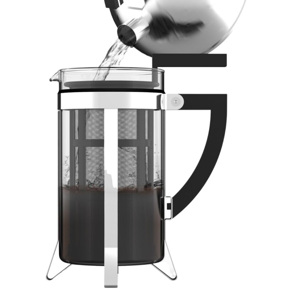 French press kávovar LASZLO 1 l, stříbrná, Philippi - main (3)
