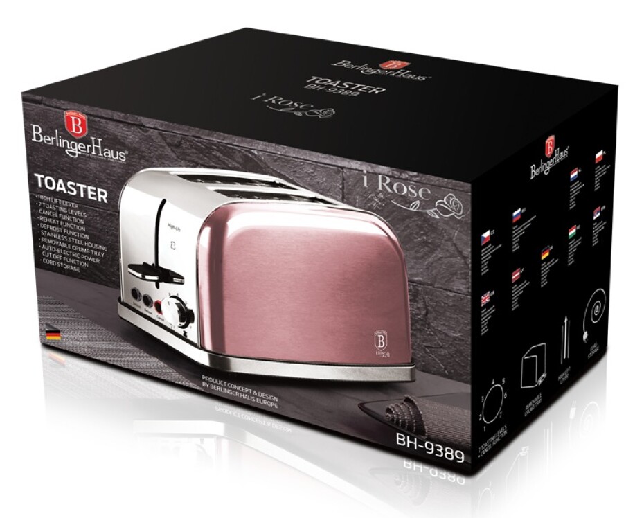 BERLINGERHAUS Topinkovač nerez I-Rose Edition BH-9389 - main (4)