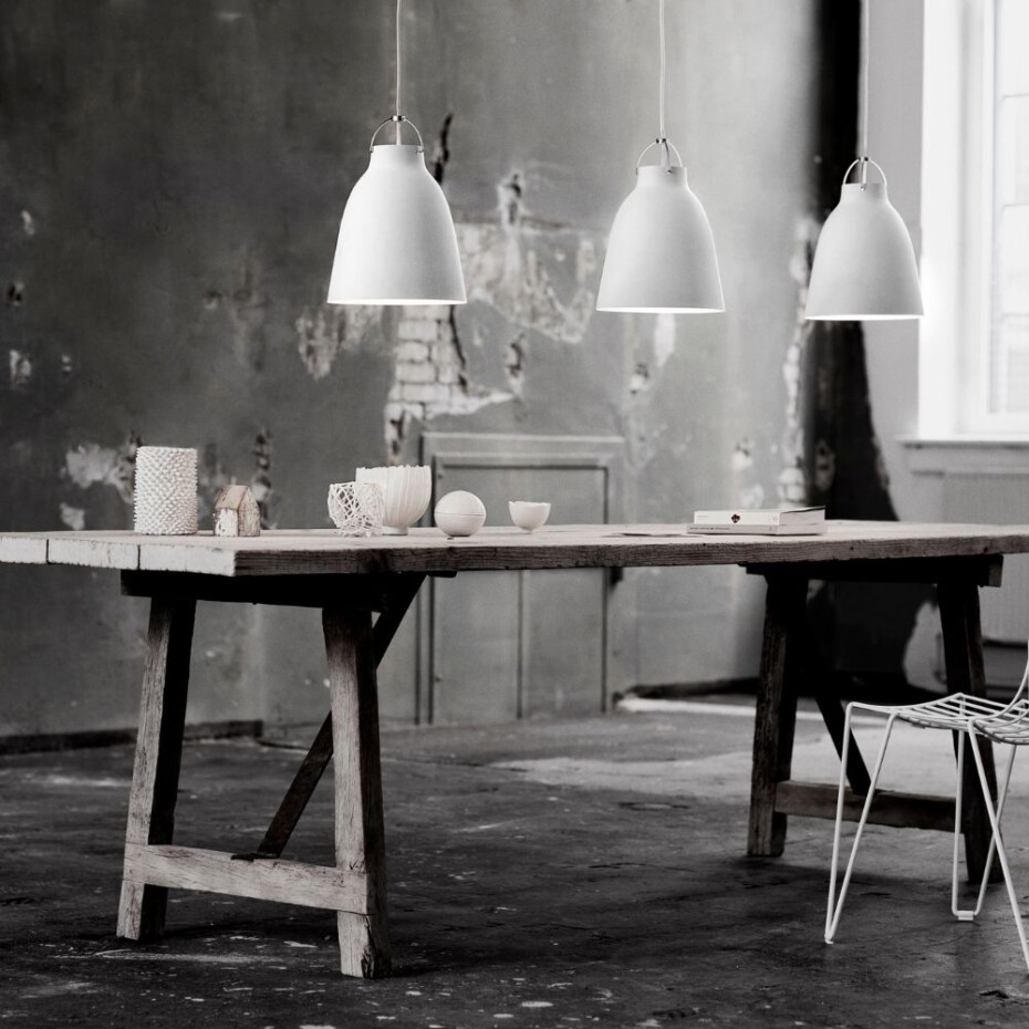 Závěsná lampa CARAVAGGIO 34 cm, bílá, Fritz Hansen - main (2)