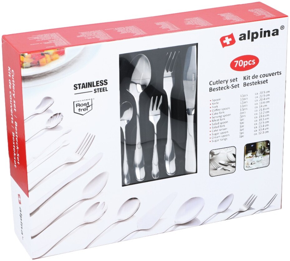 ALPINA Sada příborů nerez ocel 70 ks ED-219004 - main (2)